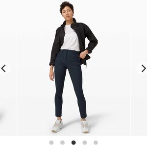 LULULEMON City Sleek Slim Fit HR High Rise Pant Navy size 8/10